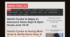 Desktop Screenshot of hamlincycles.com