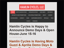 Tablet Screenshot of hamlincycles.com